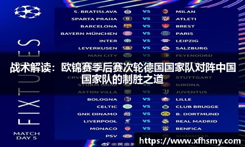 战术解读：欧锦赛季后赛次轮德国国家队对阵中国国家队的制胜之道